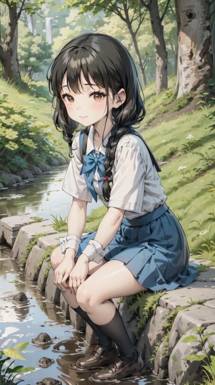 二次ai元少女壁纸,超清ai二次元壁纸