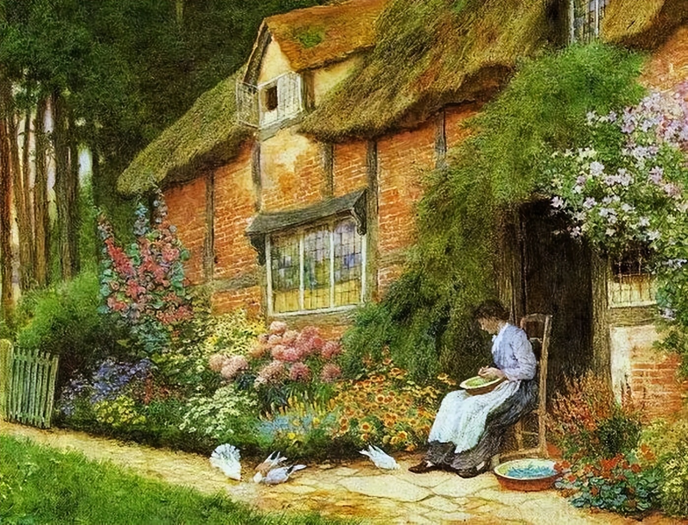 水彩画家约瑟夫的城市风光作品,英国水彩画家理查德索恩