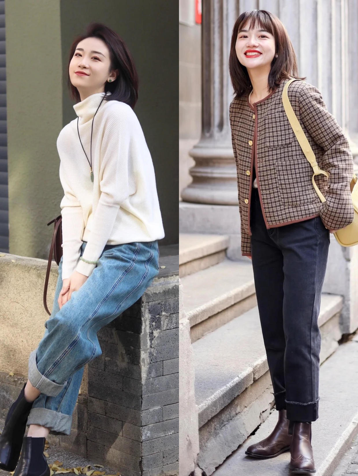 大腿粗阔大适合穿怎样的裤子,今年流行裤子不皱有垂感