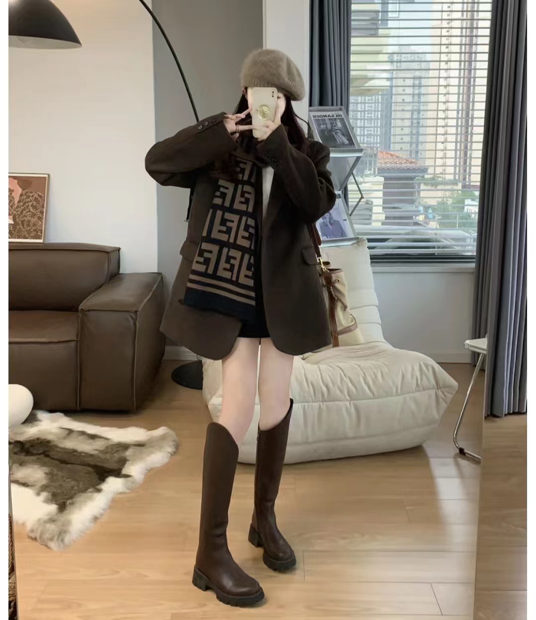 显高又显瘦的长筒靴,显瘦百搭又好看长筒宽靴