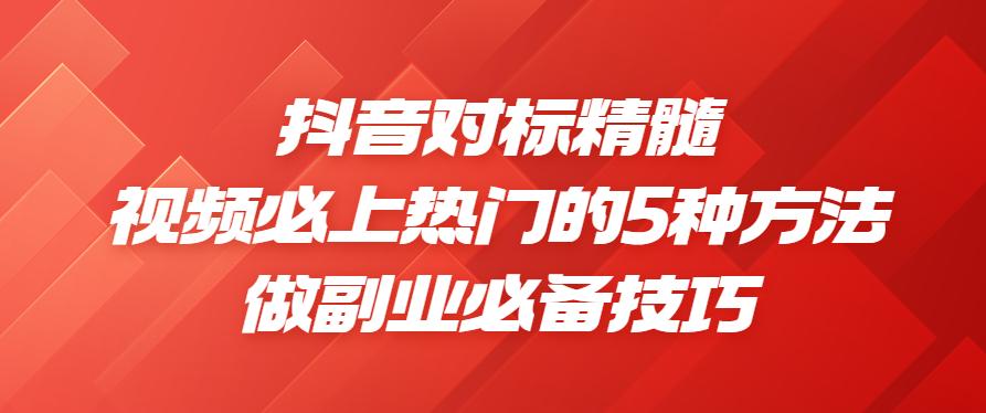 抖音100元副业,抖音副业怎么挣钱