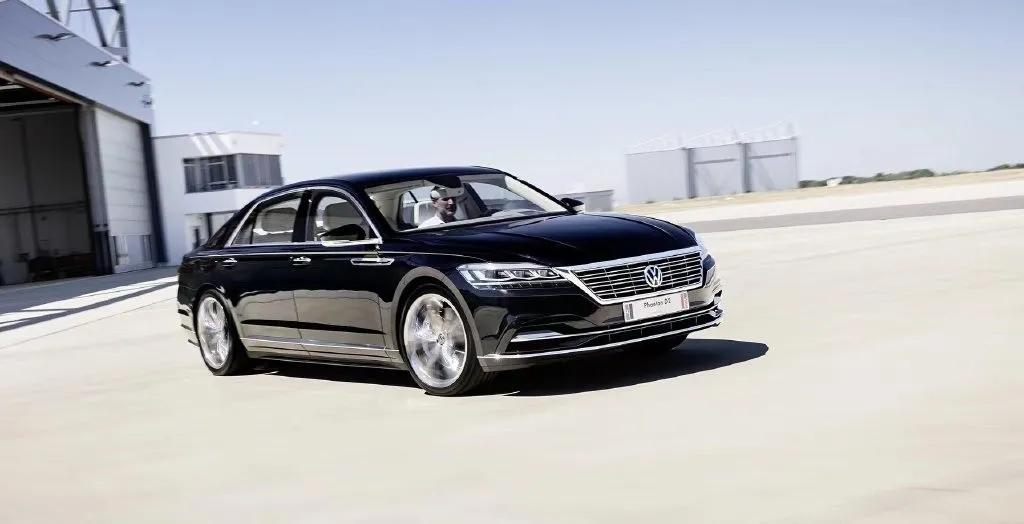 大众辉腾对比宝马,大众辉腾气场震撼视频