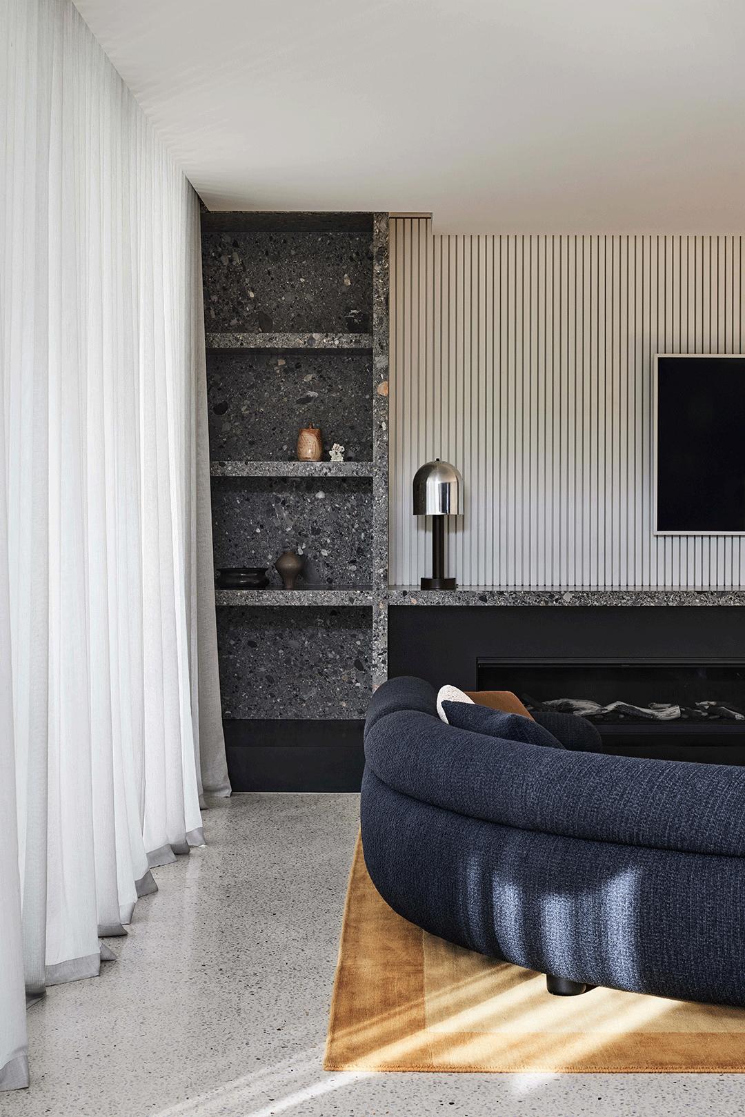 花园式极简清水混凝土别墅,混凝土极简别墅