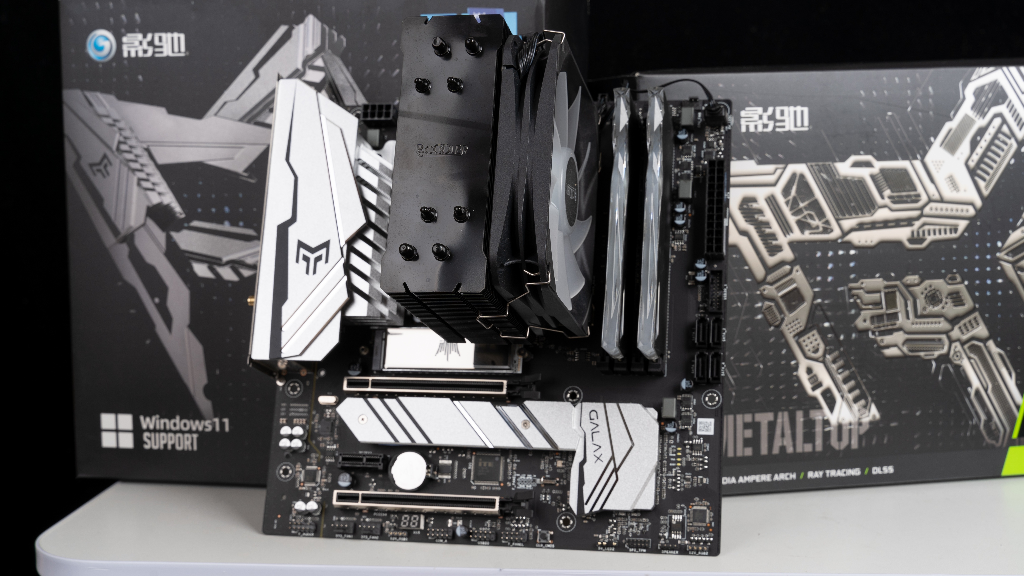 影驰b660金属大师白金版测评,影驰b660金属大师内存插槽