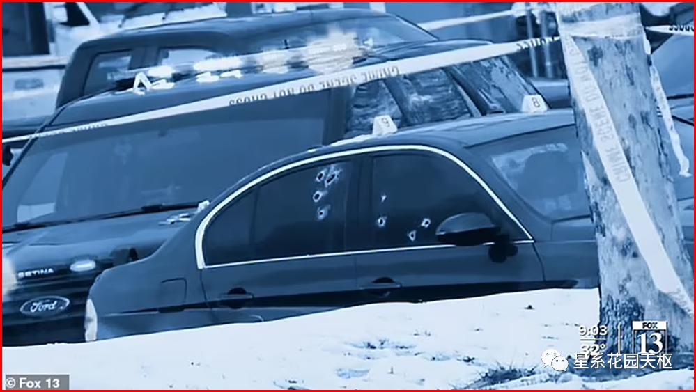 枪枪要害！犹他州法律系大学生堵车玩手机，被警察连开12枪射杀！