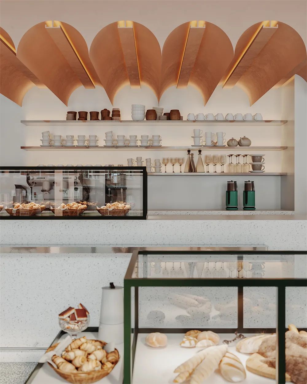 日式甜品店设计,法式甜品店设计效果图