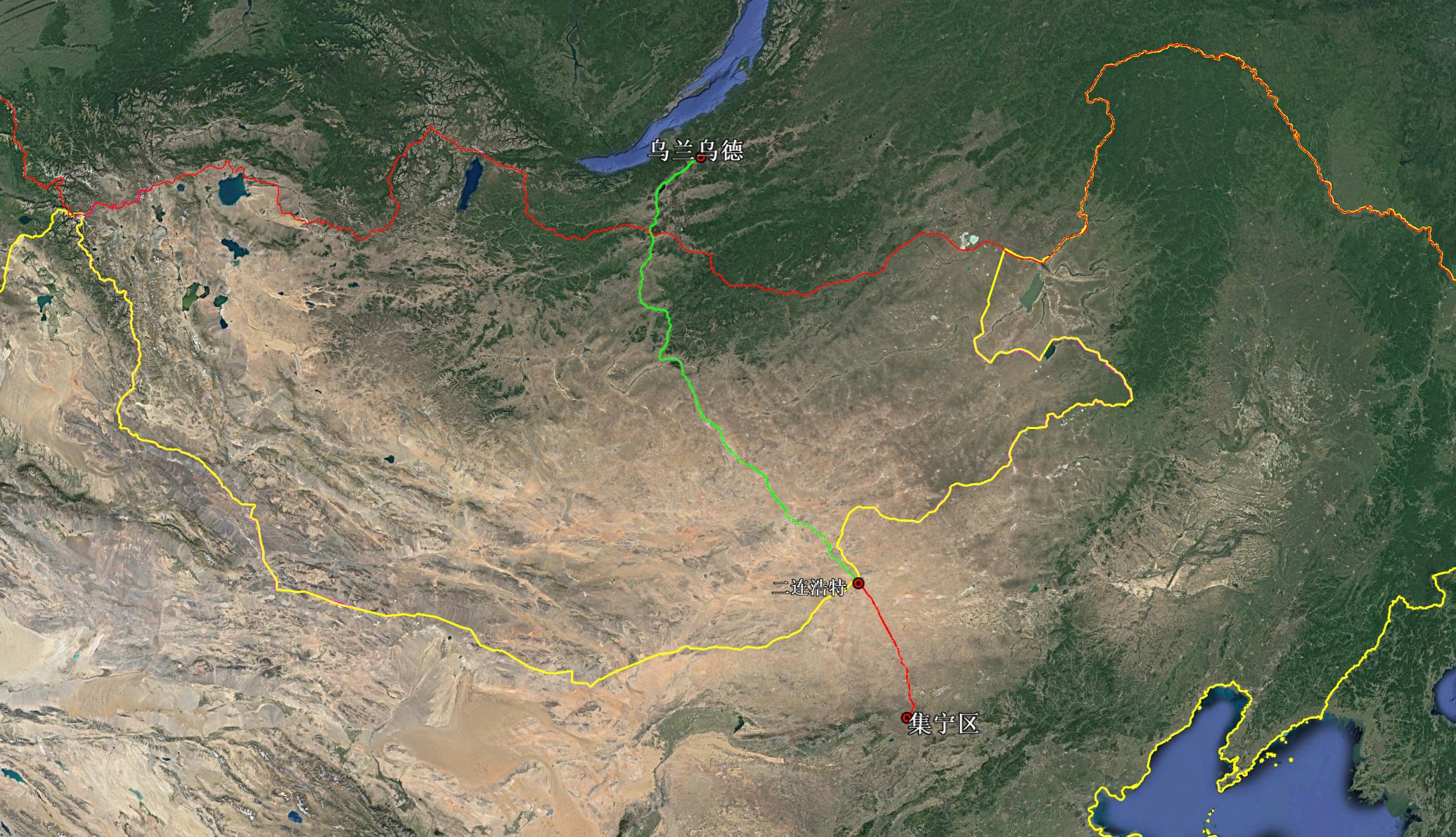 中蒙最大陆路口岸,中蒙边境铁路口岸