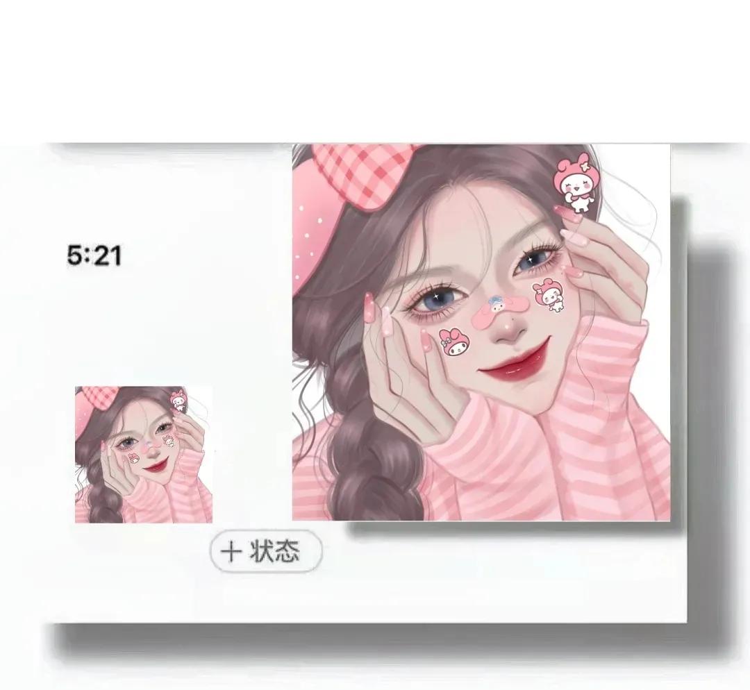 五人闺蜜头像图片可保存,有氛围感的闺蜜头像