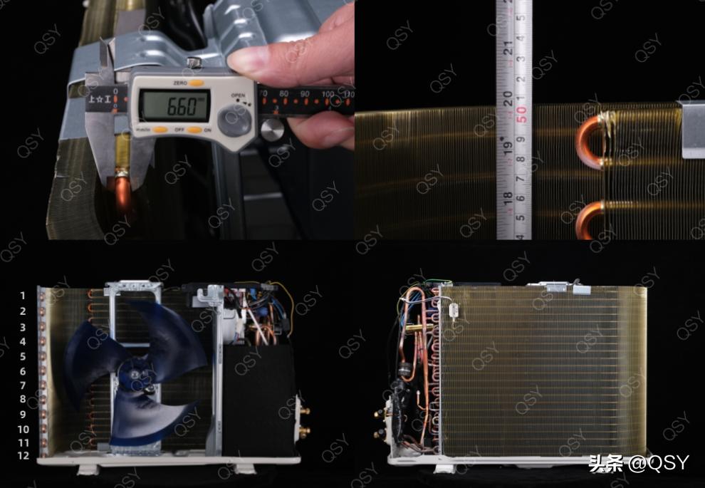 美的空调风酷拆解图,美的柜机kfr51lw风轮拆卸视频