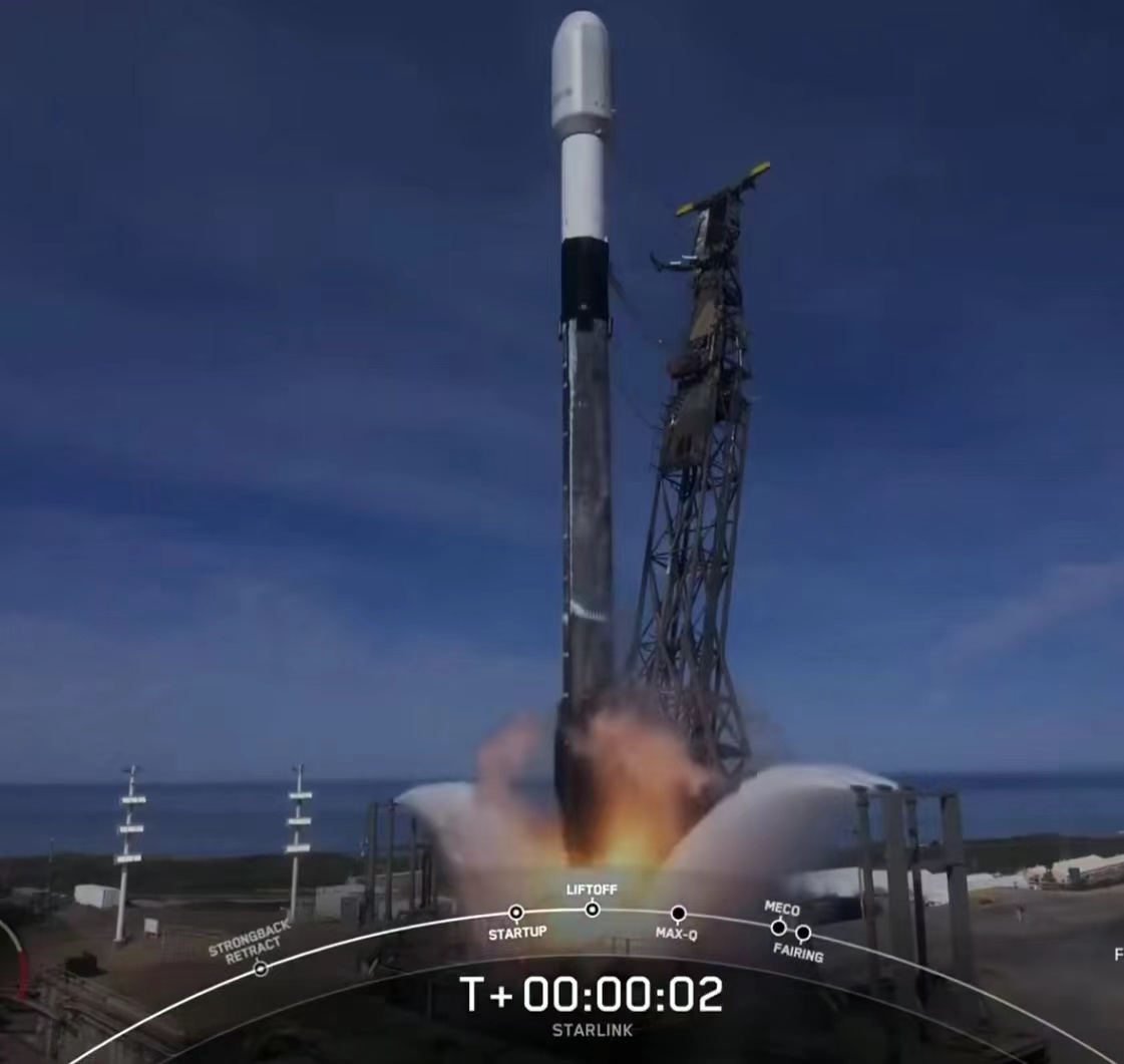 猎鹰9号发射星链卫星,猎鹰九号发射成功视频