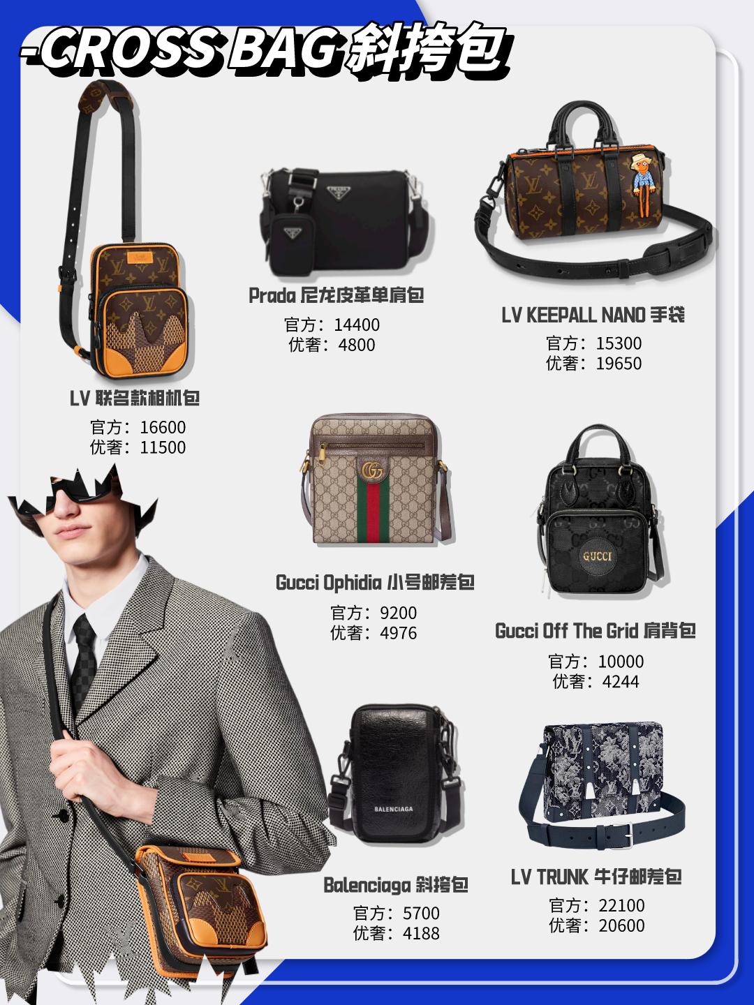 大牌男包奢侈品推荐,今年最流行的奢侈品男包