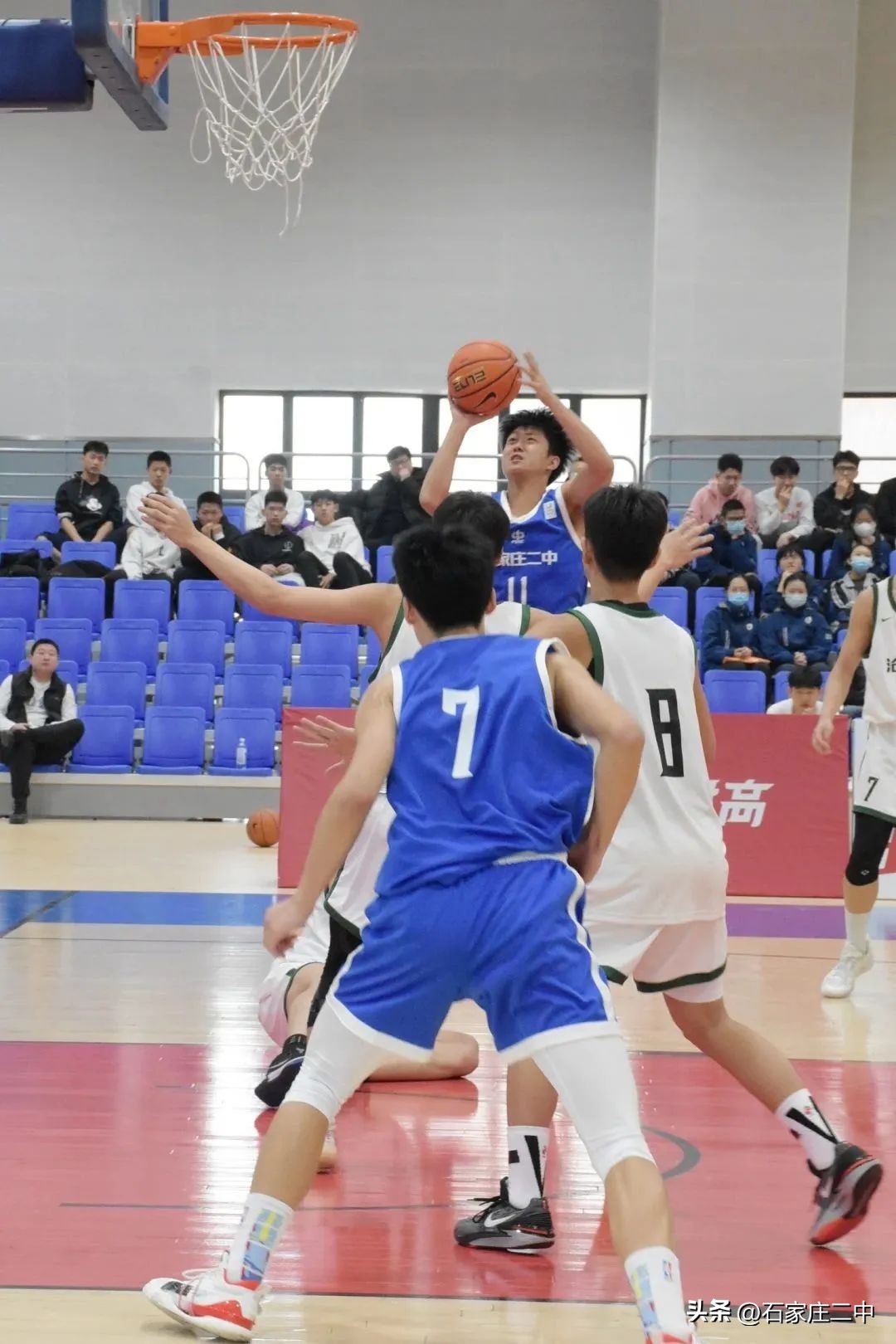 王者荣耀!2022—2023赛季耐克中国高中篮球联赛(河北赛区),石家庄二中男、女篮再次双双夺冠!