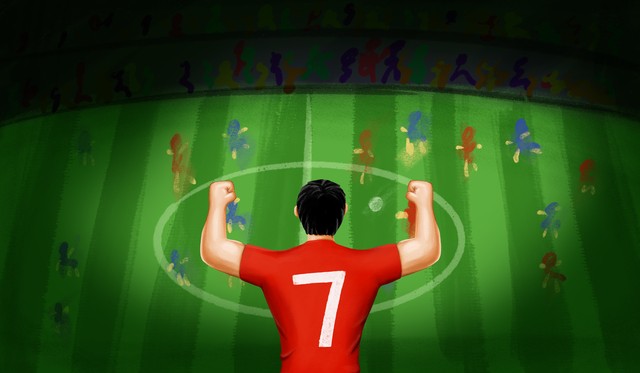 梅西捧起大力神杯阿根廷人的反应,2018世界杯法国vs阿根廷梅西眼神