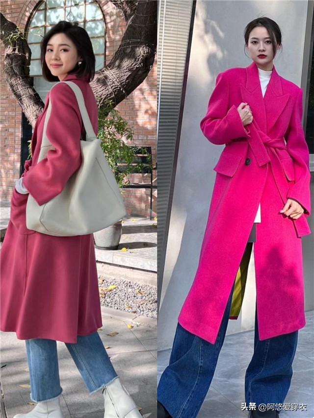 红色大衣怎么穿好看又显年轻,27岁穿红色大衣怎么穿才洋气