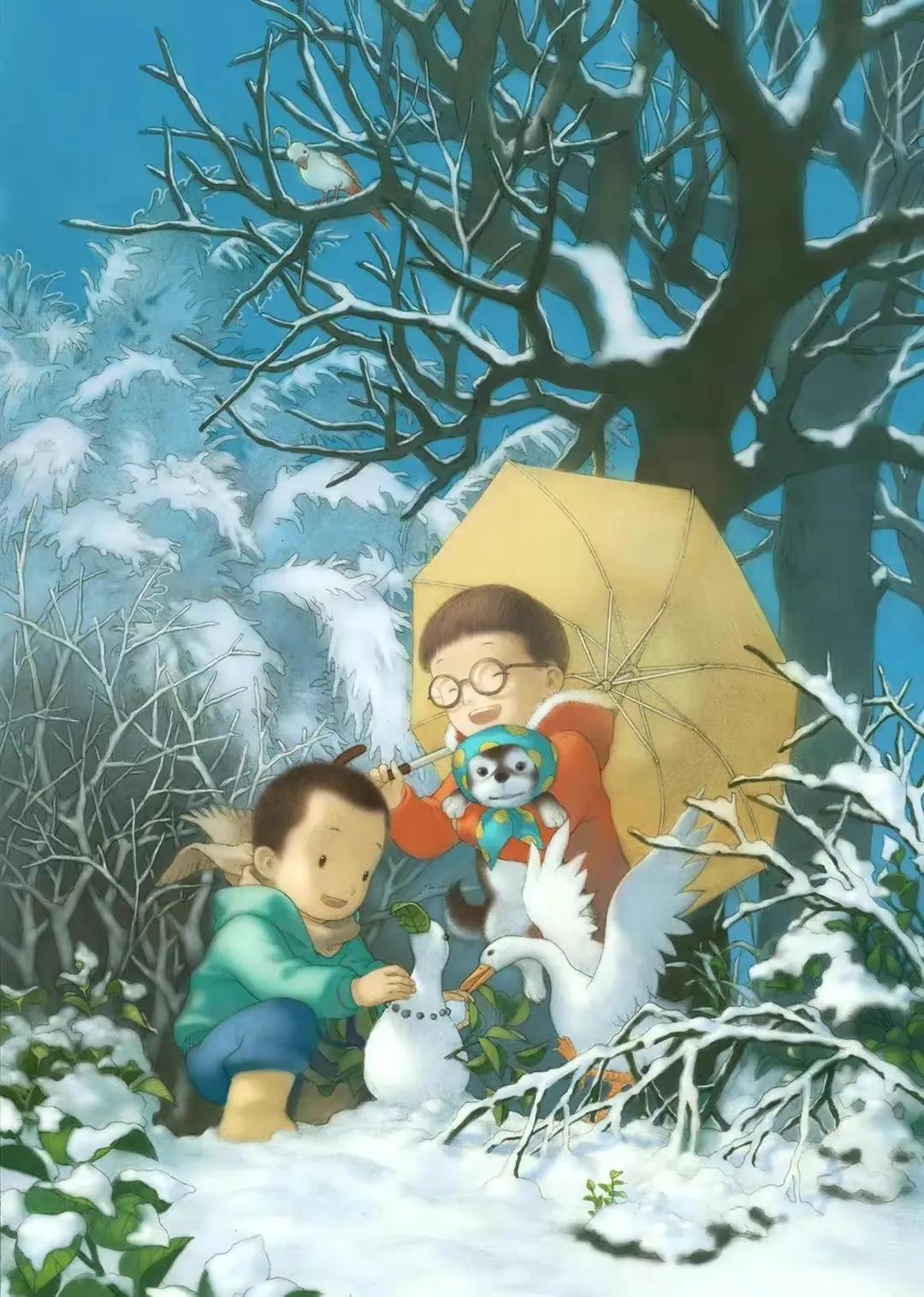 网友画的教材封面,网友画的小学教材插画对比图