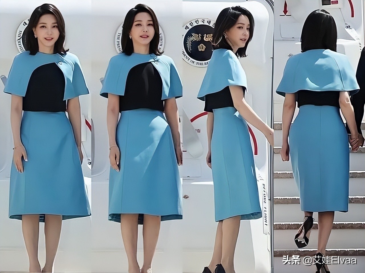 韩国第一夫人穿夏裙,韩国第一夫人裙装