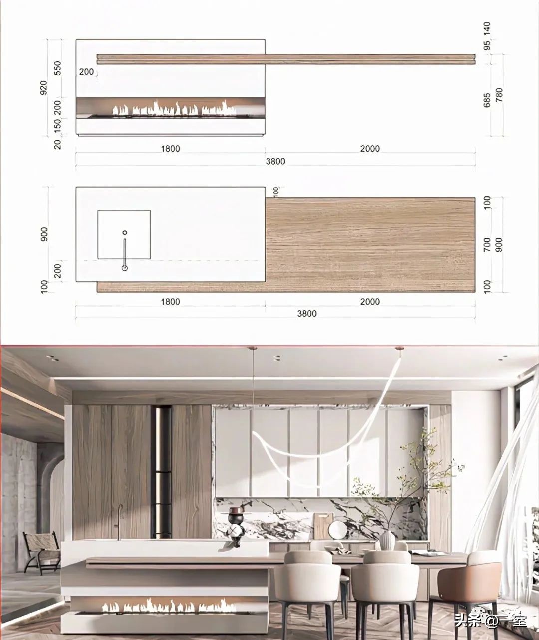 2021网红背景墙带详细尺寸供参考,电视背景墙2023最新款网红尺寸