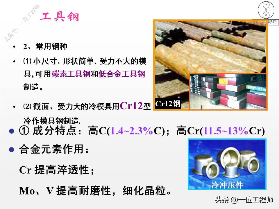 3种工具钢图解，刃具、模具和量具钢，64页介绍工具钢结构和特点