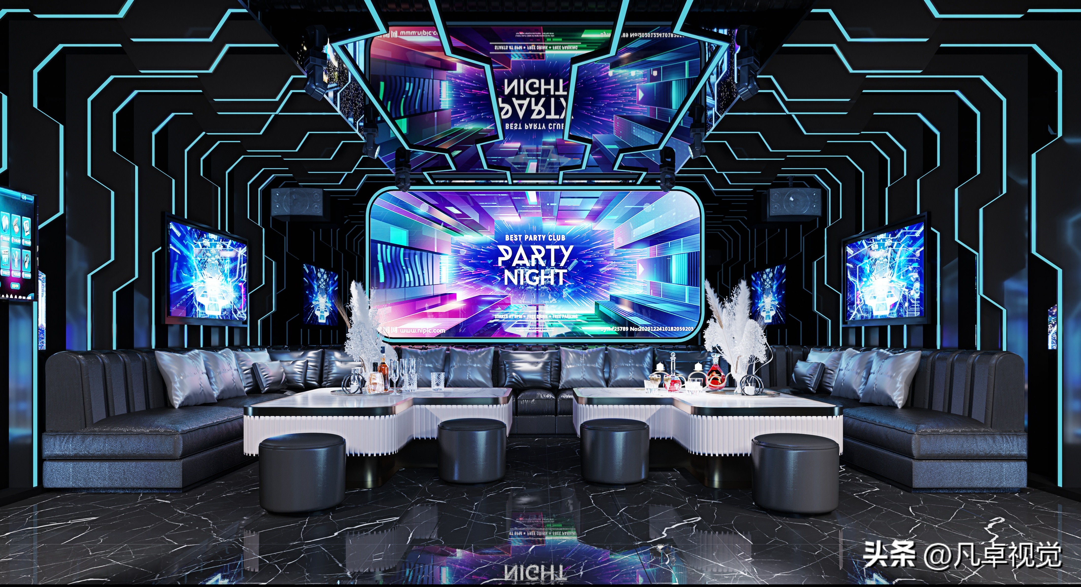 ktv包房全息巨幕投影,ktv5d沉浸式全息投影