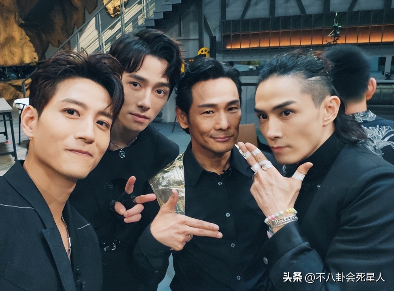 男明星吴卓羲,吴卓羲众多明星同台