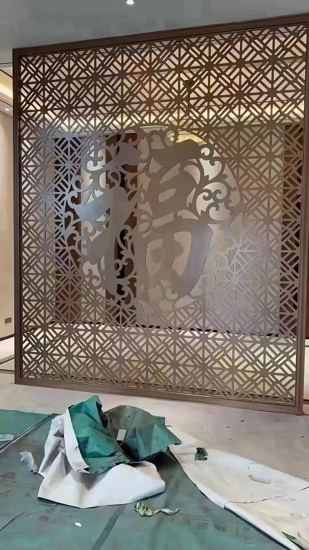 金属隔断屏风安装方法,金属隔断屏风定制