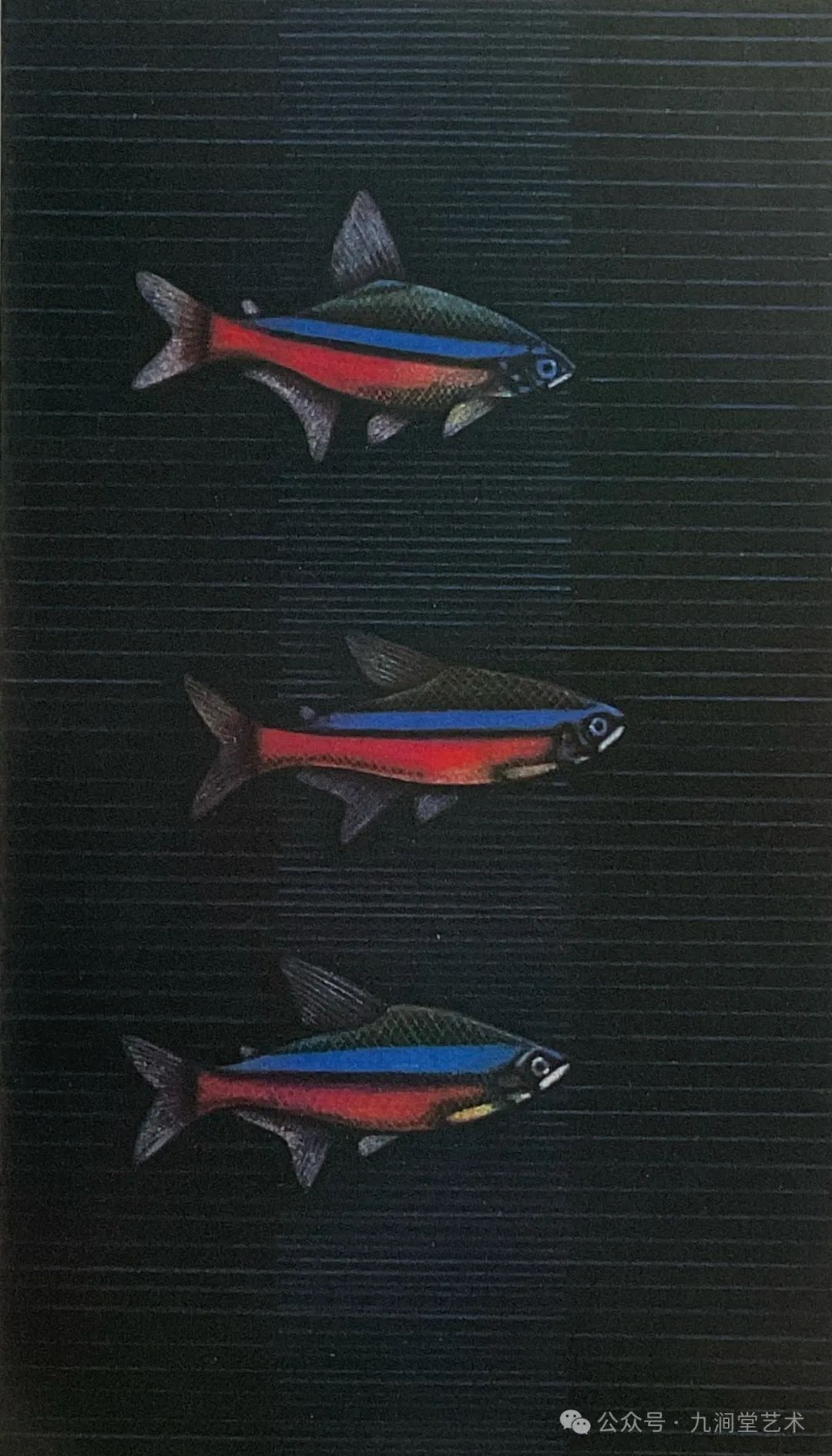 岩彩画与现代结合,岩彩画重彩