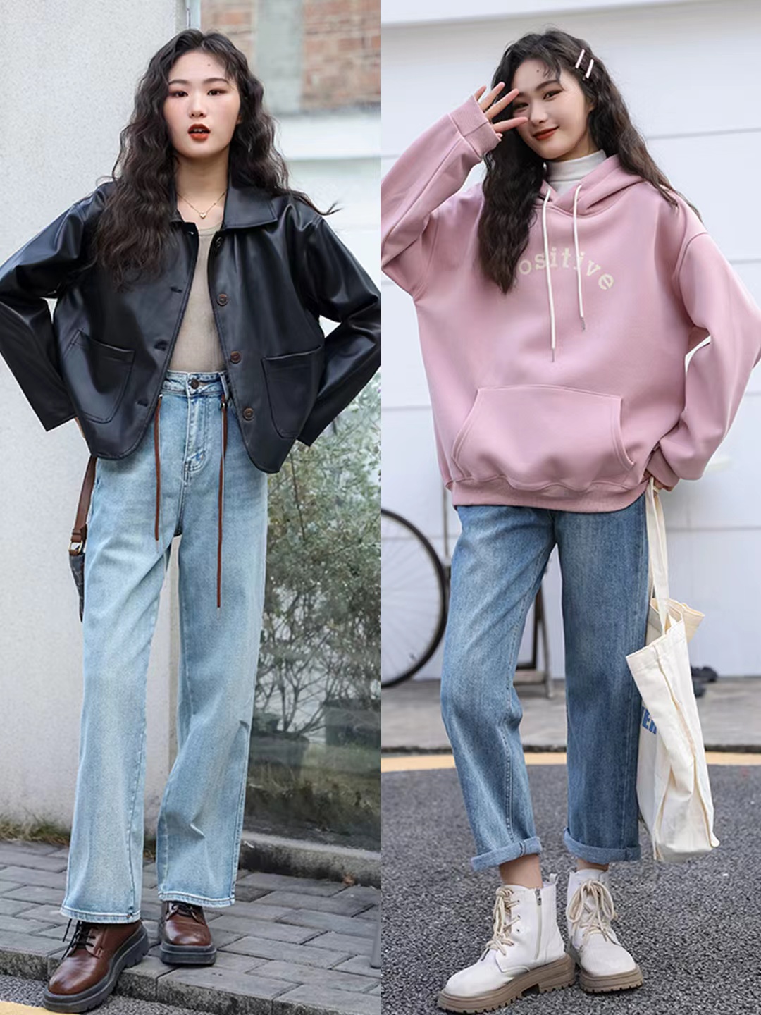 春天长款卫衣怎么搭配才好看,早春卫衣的时髦穿搭你有get吗