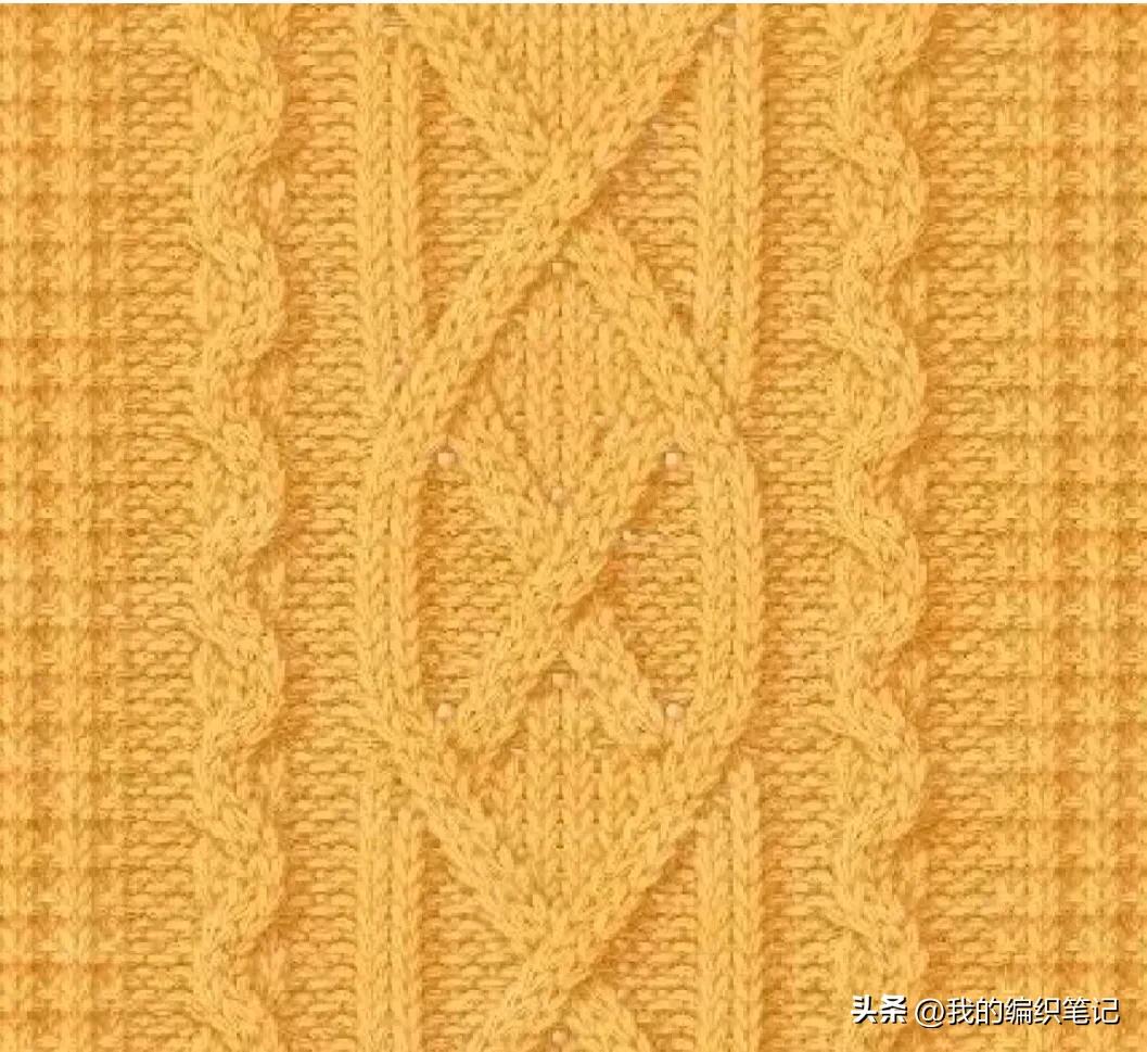非常实用的棒针编织花样图解图片,编织棒针花样全教程