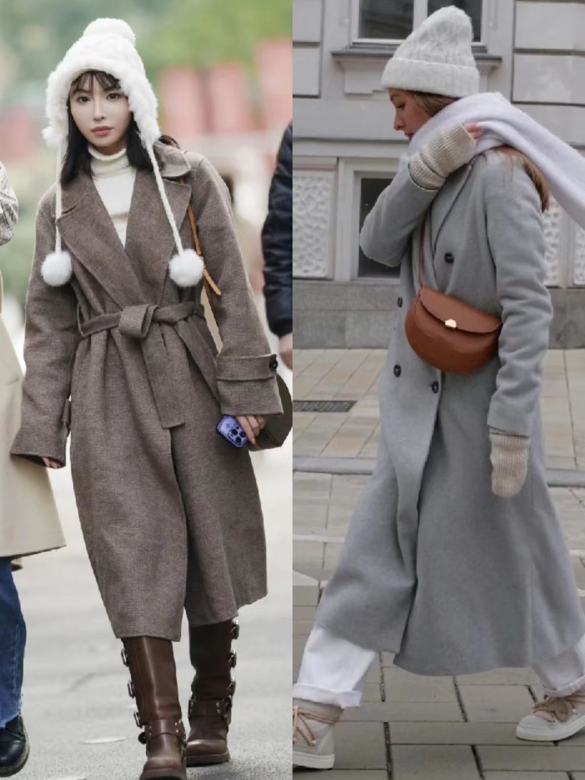 冬天时尚洋气帽子最新款上面带网,最近很火的帽子减龄冬季帽