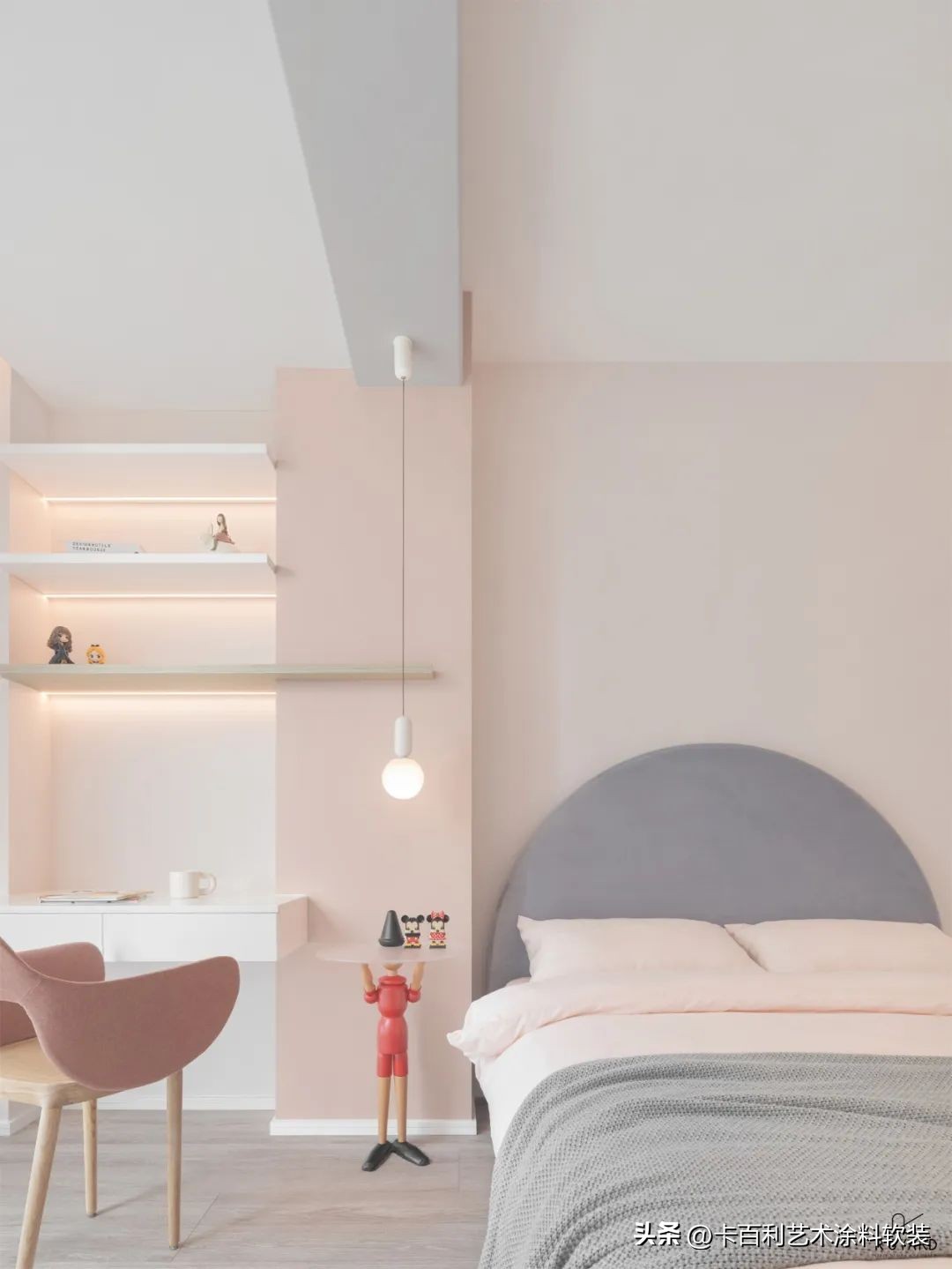 儿童房男孩艺术漆墙面,美式儿童房墙面艺术漆颜色