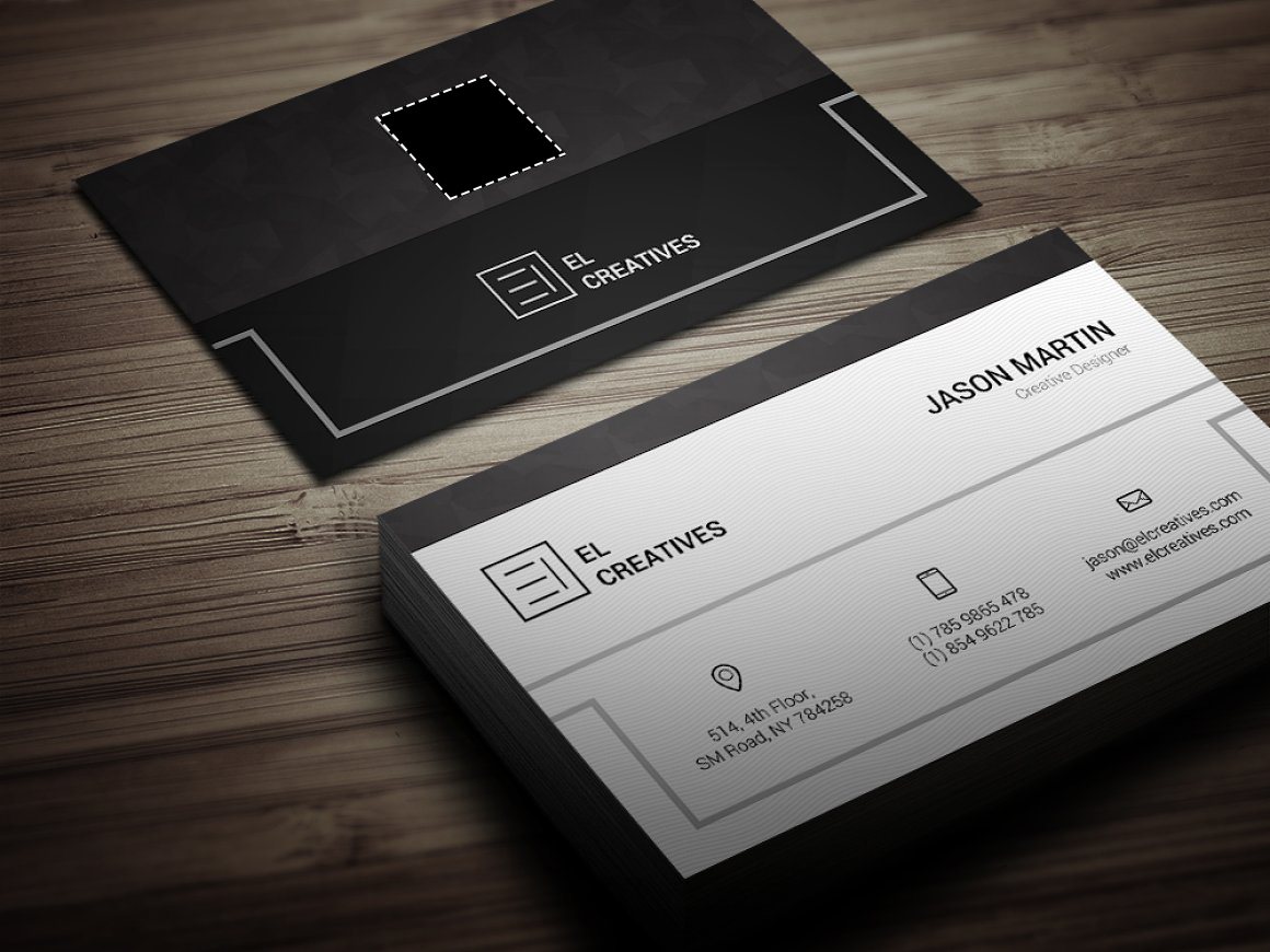 商务名片设计欣赏极致留白,高级商务简约名片设计