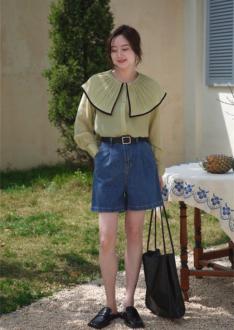 小个子休闲穿搭平底鞋,配短裤的平底鞋女黑色