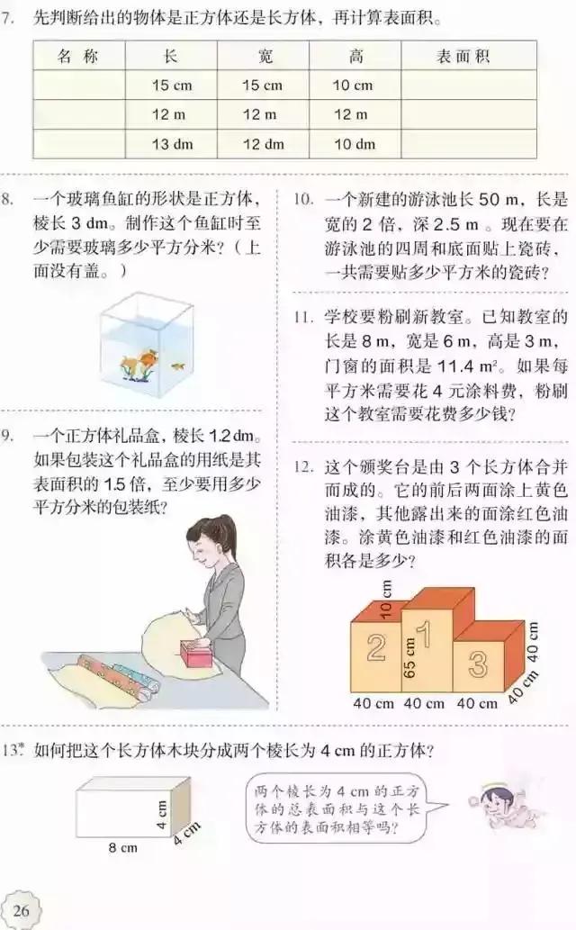 人教版小学数学（五年级下册）课本电子版寒假预习，快收藏
