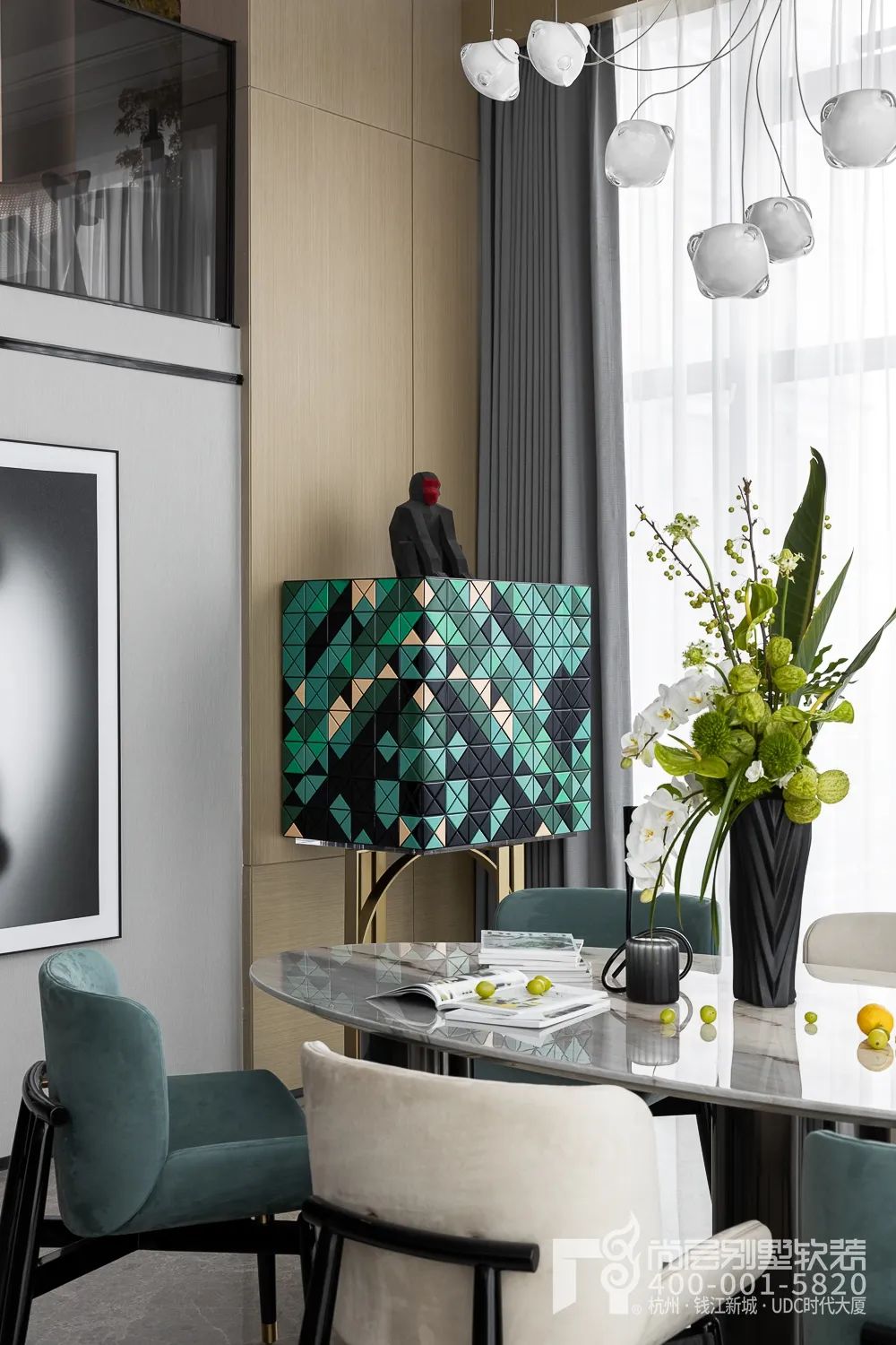 杭州地中海精装大平层设计,大平层杭州海威