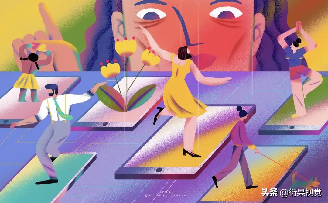 扁平插画怎么设计,为什么大牌都用扁平插画设计