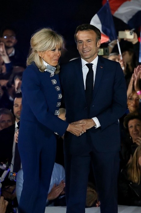 法国总统马克龙和夫人照片,法国总统马克龙结婚了吗