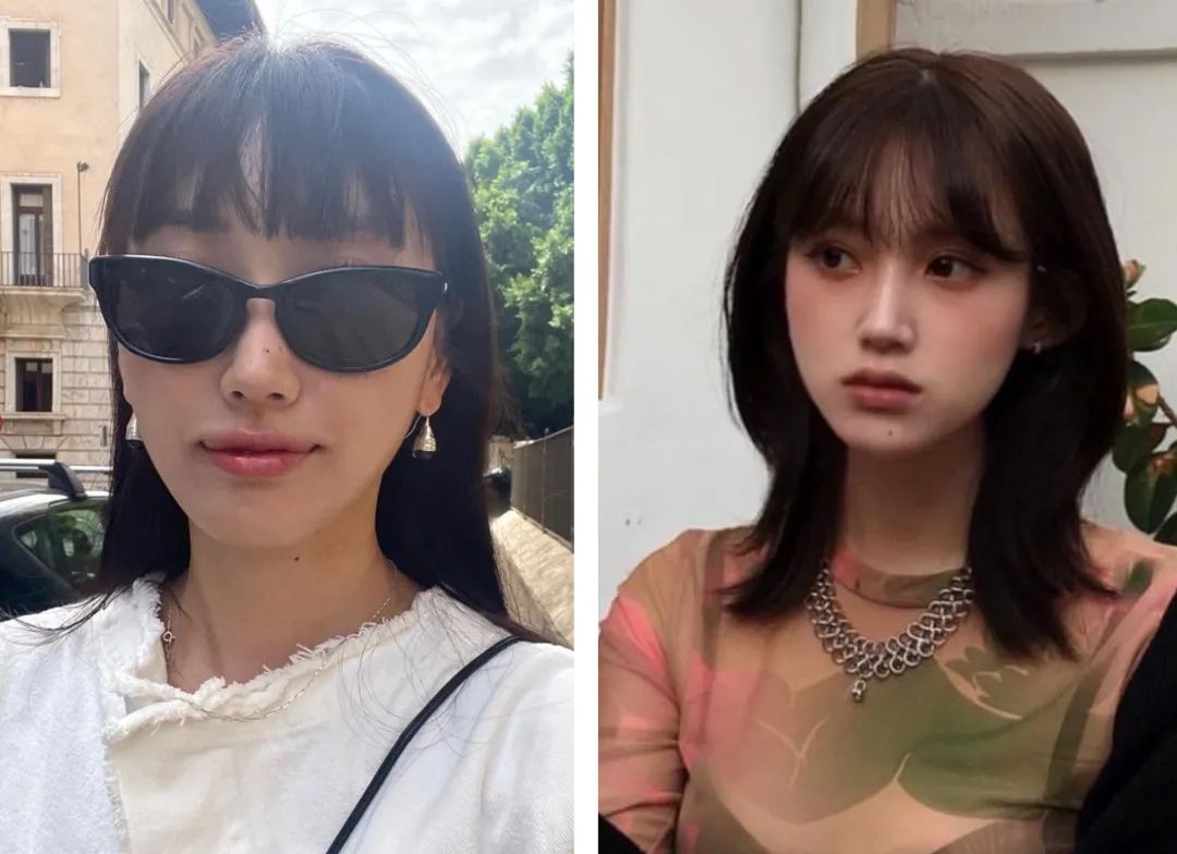 2021减龄最火发型齐刘海,减龄短发18岁