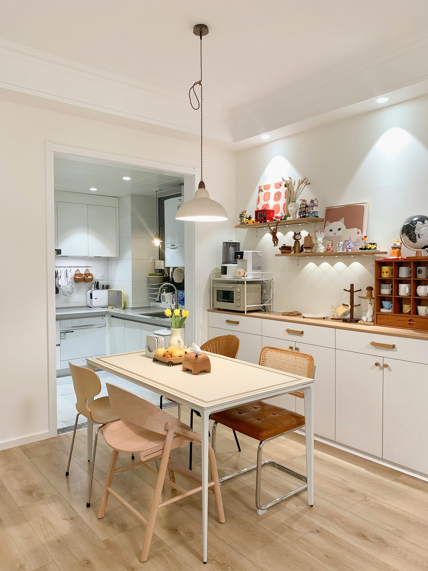 湖北女主拒绝“过度装修”，把128㎡家布置得简约又舒适，超羡慕