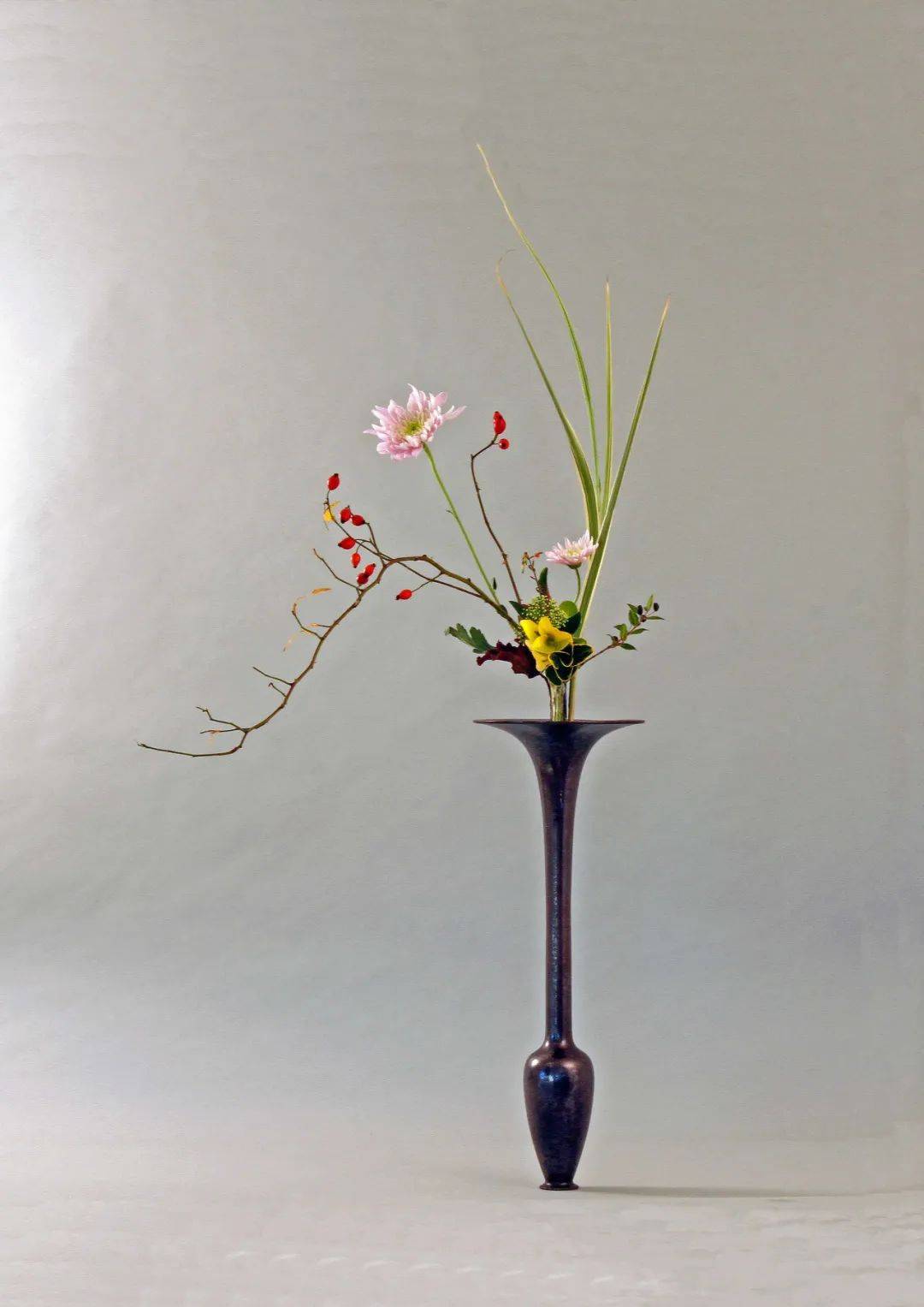 日式插花小原流花道,日式插花的13个基本技巧