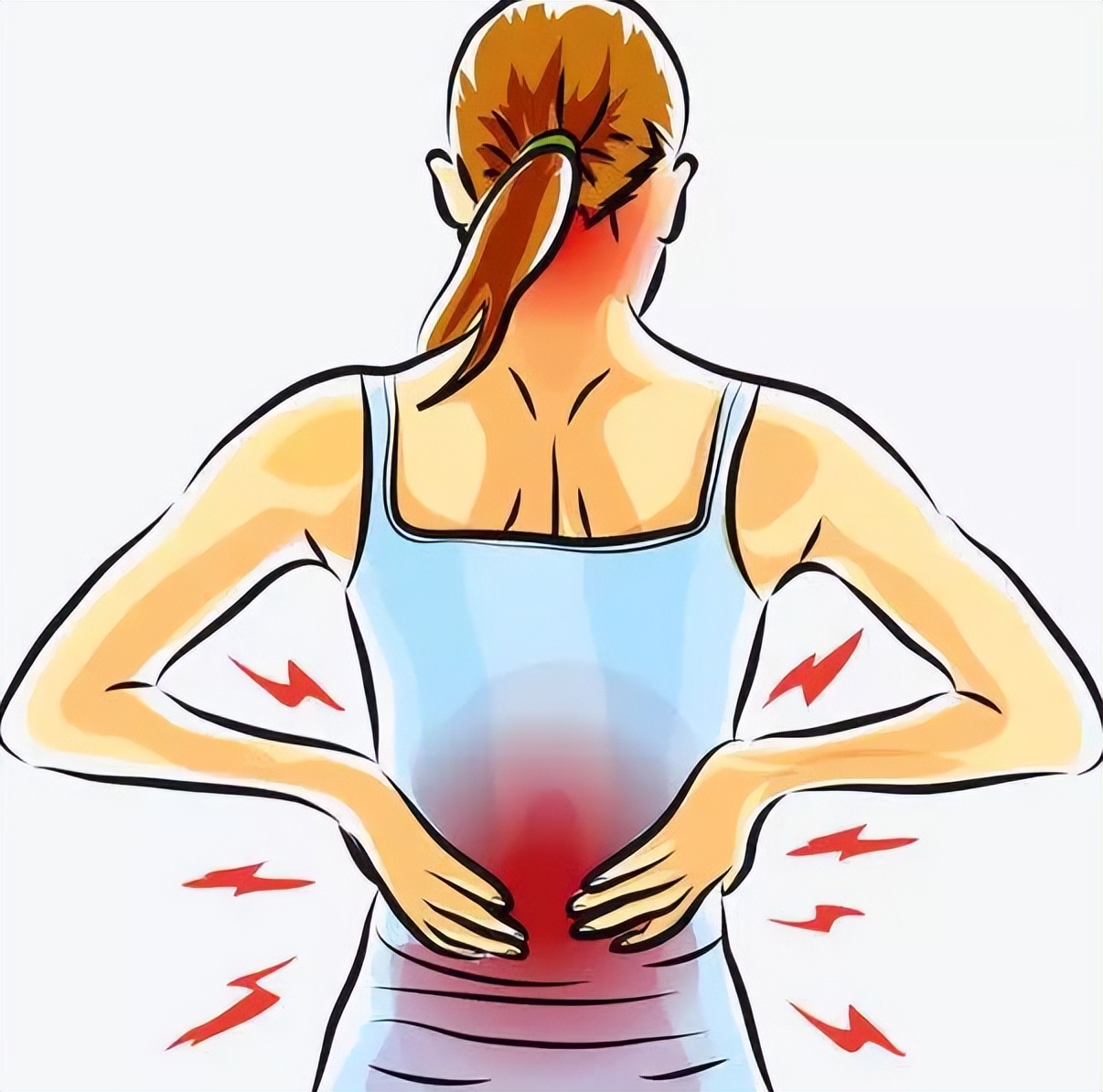 腰椎间盘突出是什么原因引起的,腰椎间盘突出症状表现3d动画