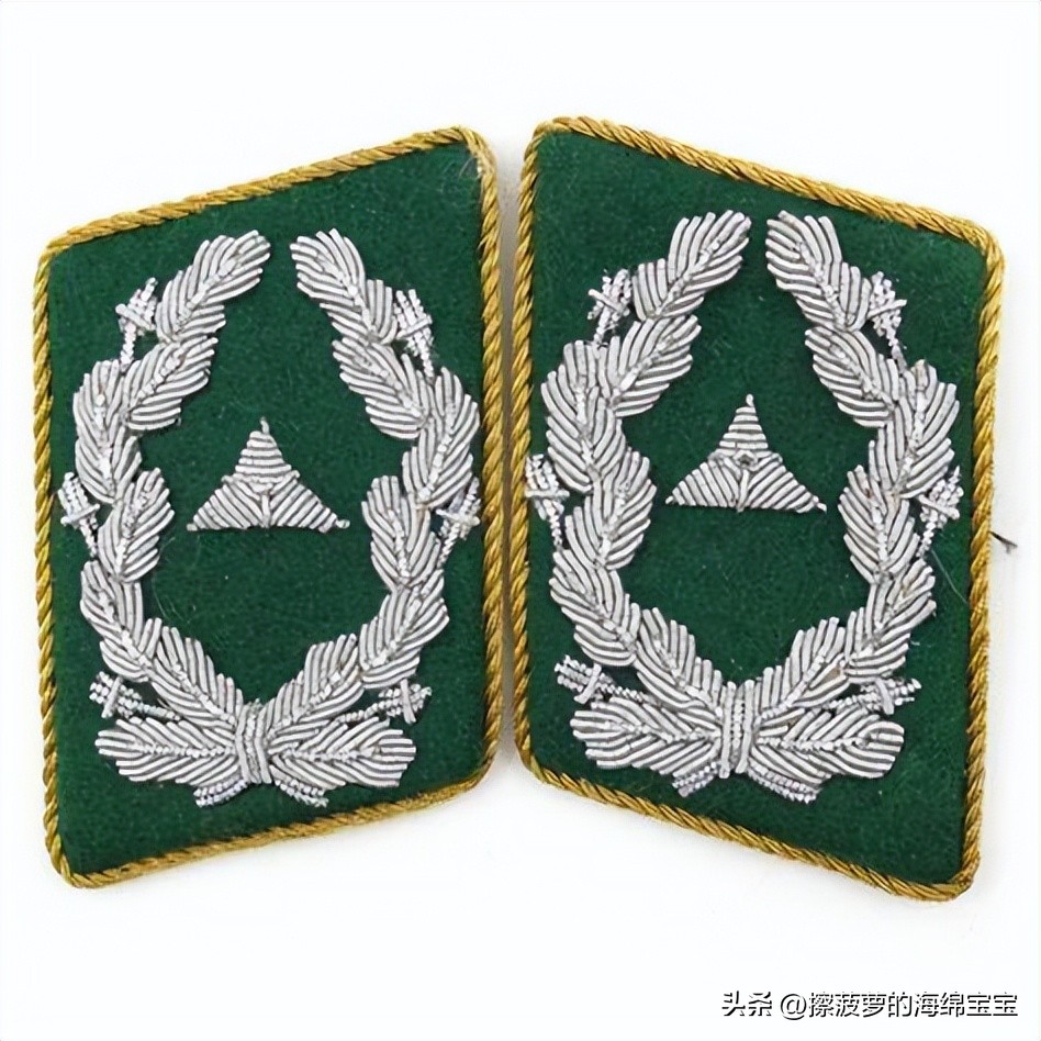 二战德国空军军衔标志,二战德国军衔级别对照表