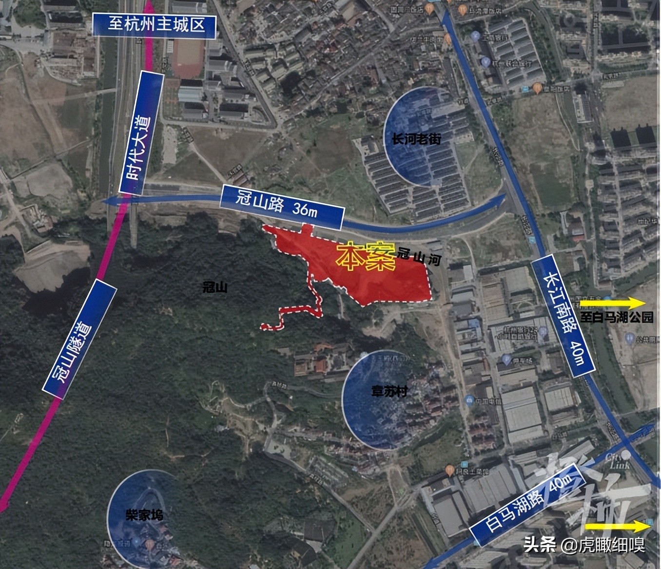 杭州冠山风景,杭州滨江区冠山公园