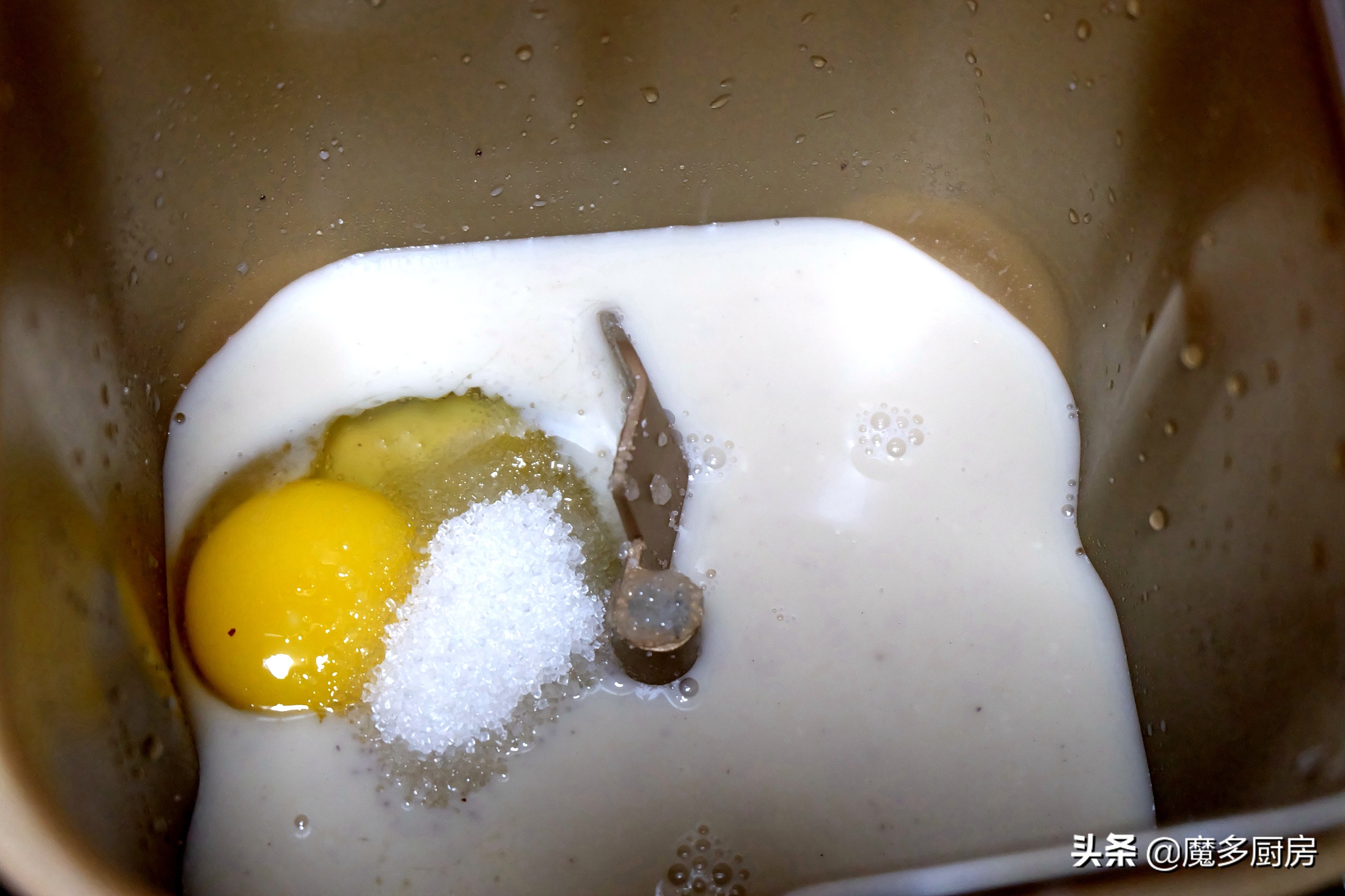 用面包做美食简单又好吃不用黄油,粗粮面包全麦无糖小面包