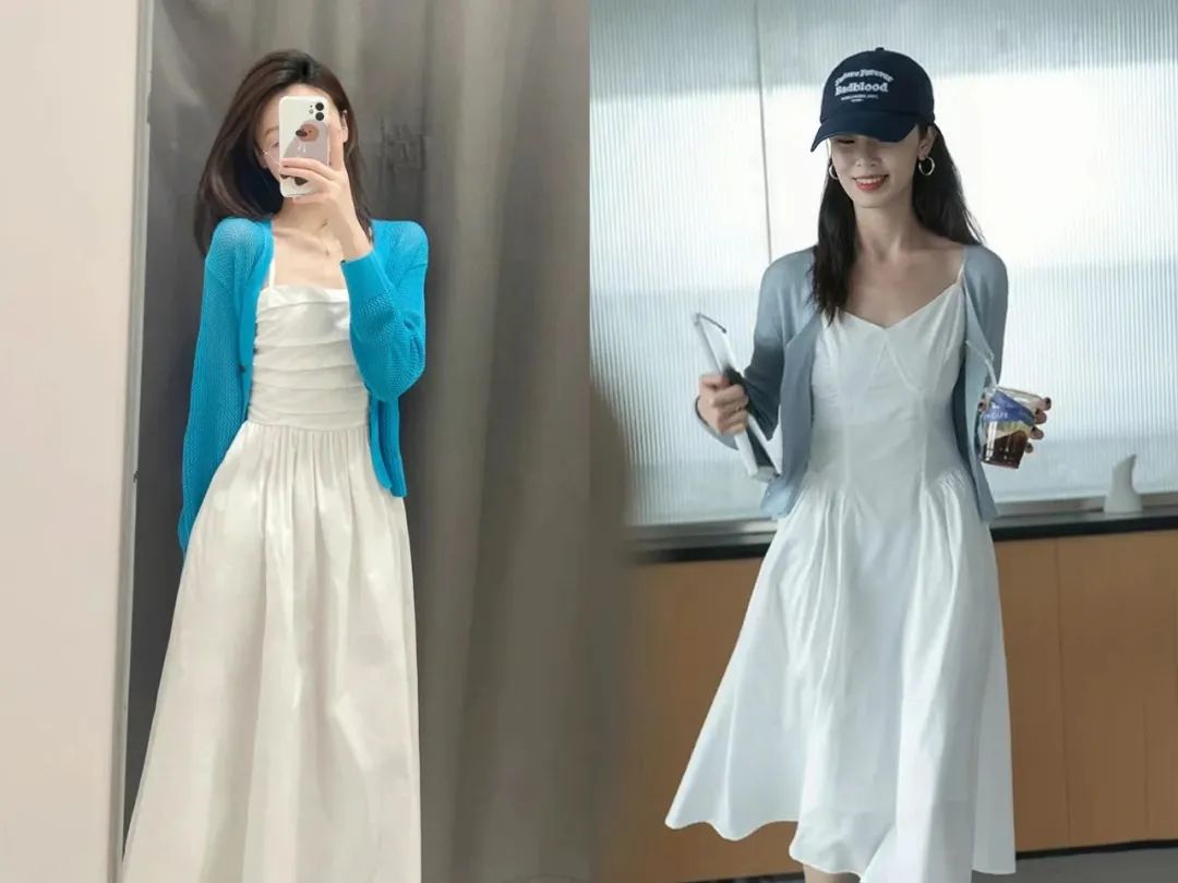 蓝白穿搭真的百看不厌,夏天蓝白格子衫配什么短裤好看