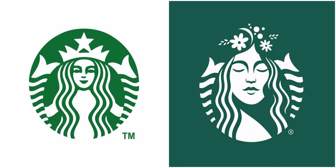 星巴克新logo,为什么星巴克换logo