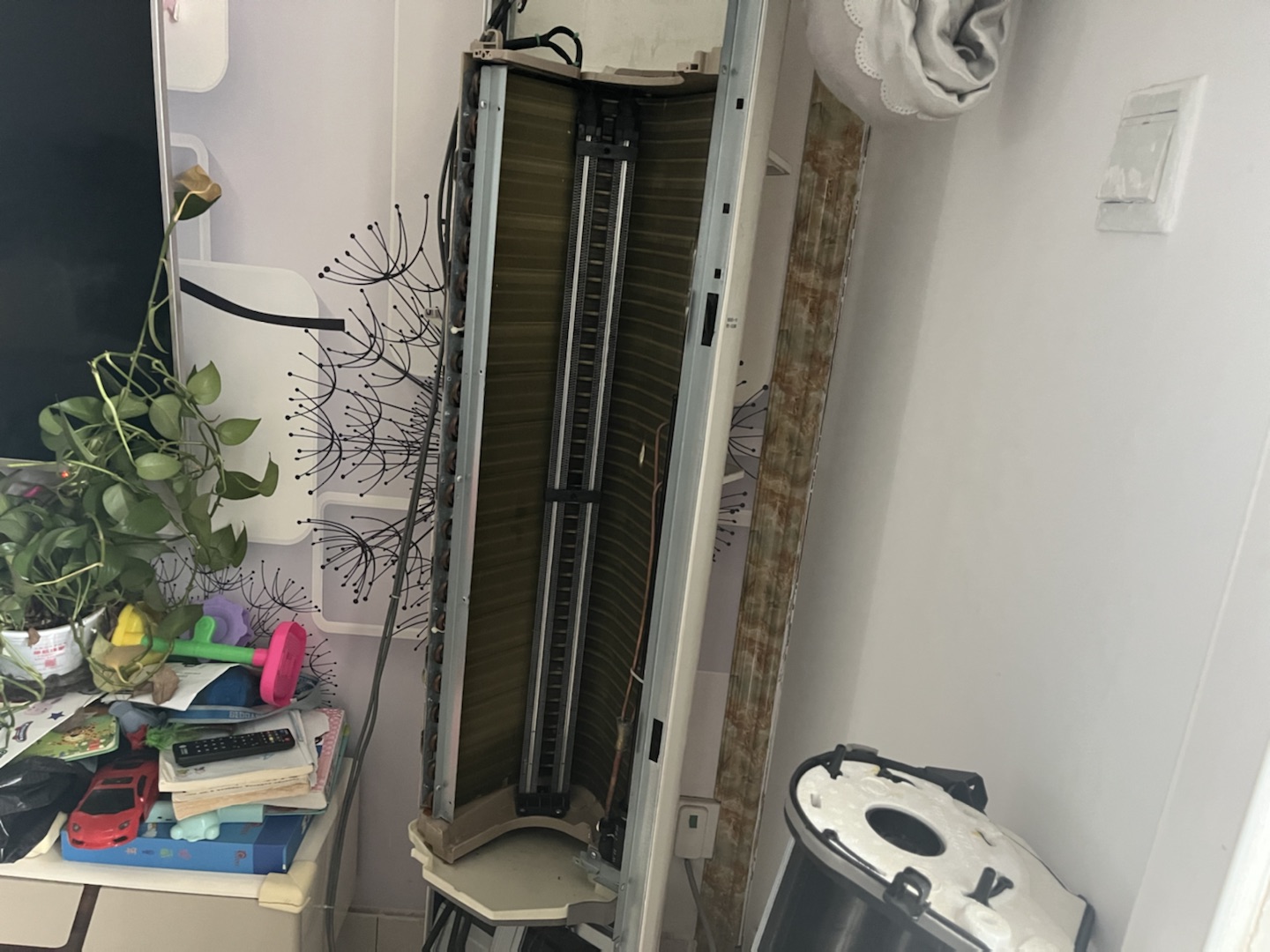 美的圆柱空调清洗剂,美的圆柱空调清洗风轮