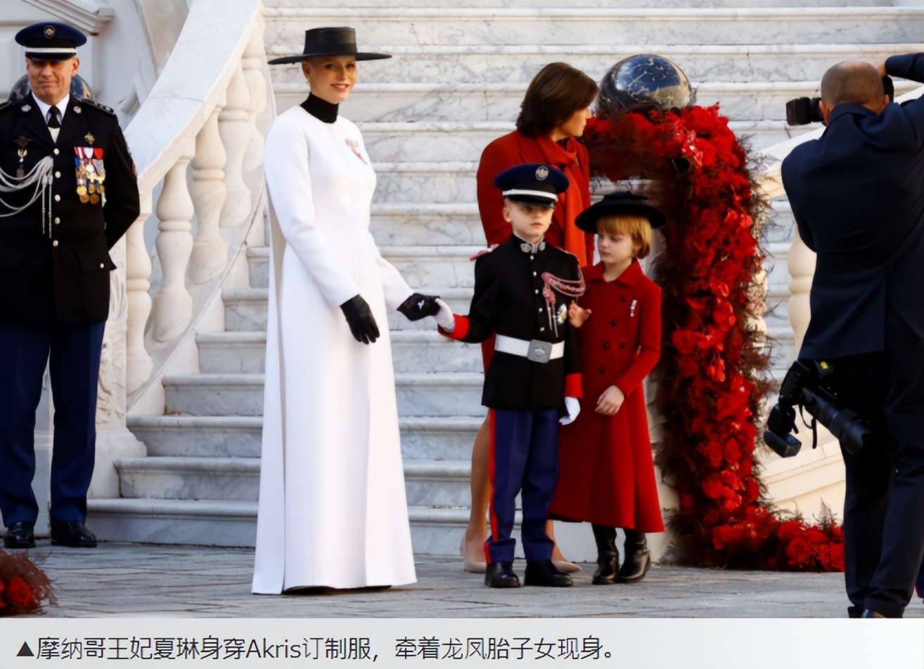 摩纳哥王室把香奈儿当制服穿，最美王子妃以火红的Dior裙装胜出