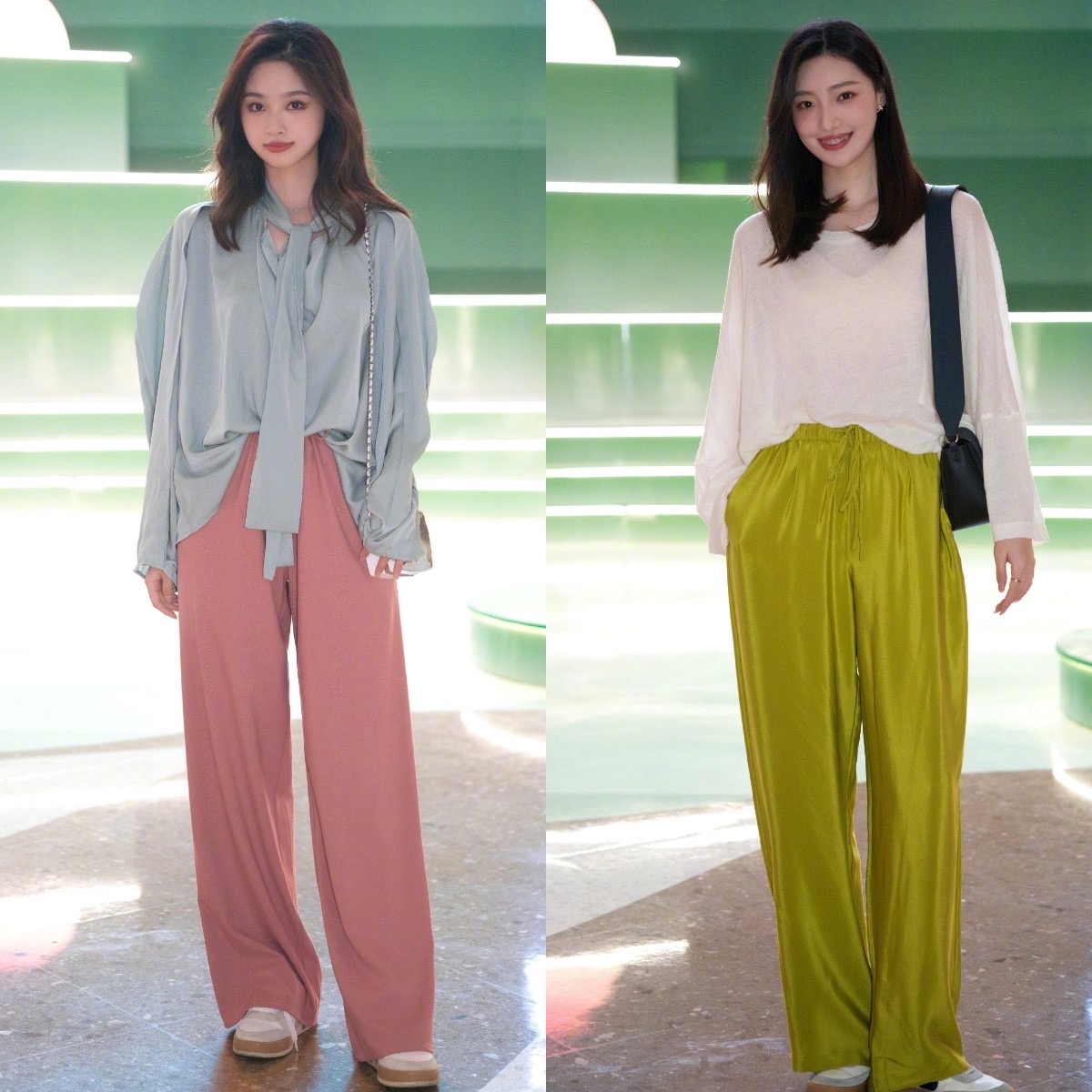 穿宽腿阔腿裤怎么搭配鞋,阔腿裤配什么鞋好看视频