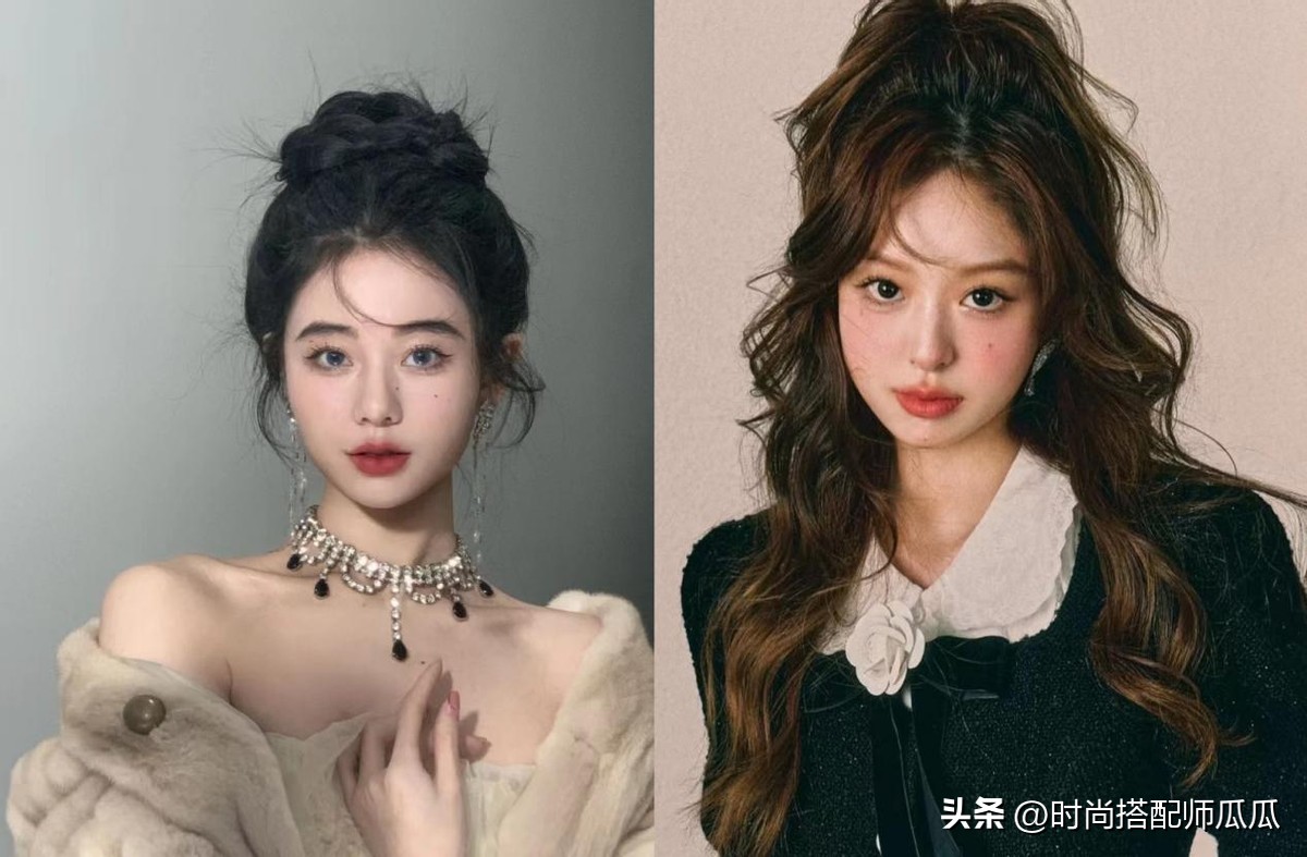 圆脸的女生适合直发吗,圆脸能留黑直发吗