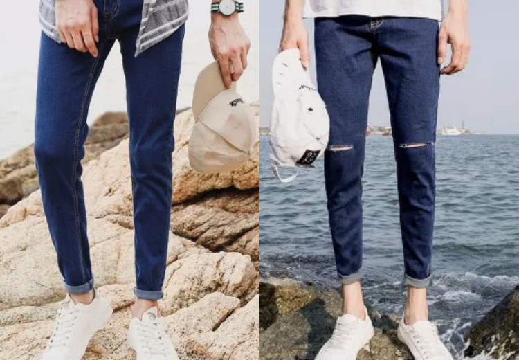 窄版阔腿直筒牛仔裤腿粗,平价宽松牛仔裤腿粗